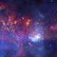 Composite view of the center of our galaxy. Image: NASA/JPL-Caltech/ESA/CXC/STScI